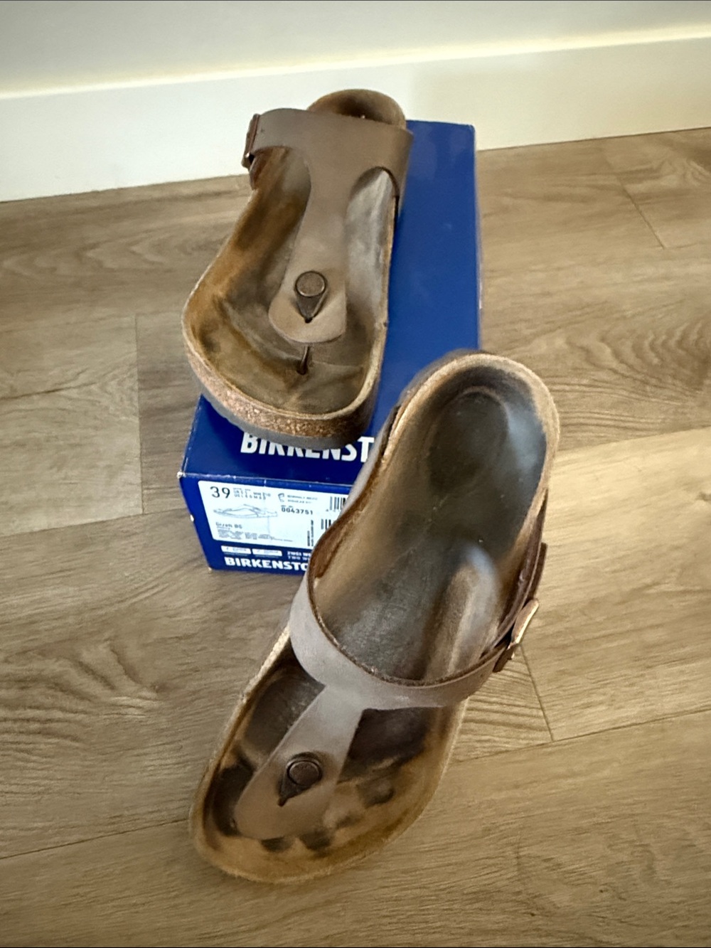 Birkenstock Brown Gizeh Sandals